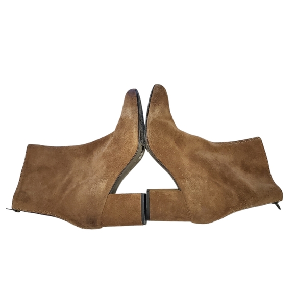 Free People Cecile ankle boots brown/camel sz EU 40 US 9 suede - Picture 5 of 11